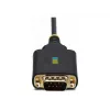 StarTech.com cavo adattatore da USB a seriale a 2 porte 2ft (60cm), viti/dadi DB9 sostituibili, mantenimento COM, USB-A a DB9 RS232, FTDI, protezione ESD livello 4, Windows/macOS/ChromeOS/Linux – costruzione robusta in TPE