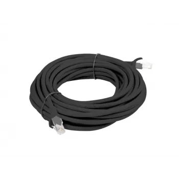 Cavo di rete LANBERG Cat6 U/UTP RJ-45 su RJ-45, 5 m, nero, conduttore CCA, 250 MHz, 26 AWG