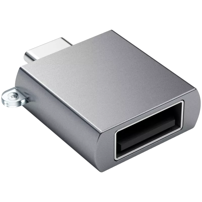 Adattatore Satechi USB-C a USB 3.0 Space Gray design elegante e alta qualità - design compatto - - - (179979)