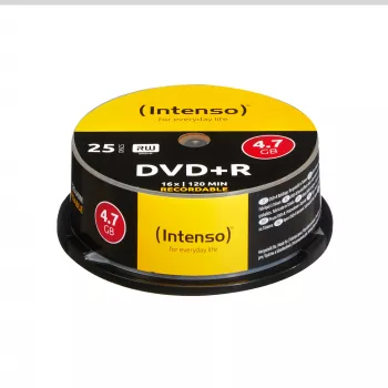 DVD+R Intenso 4,7 GB 16x 25 pezzi