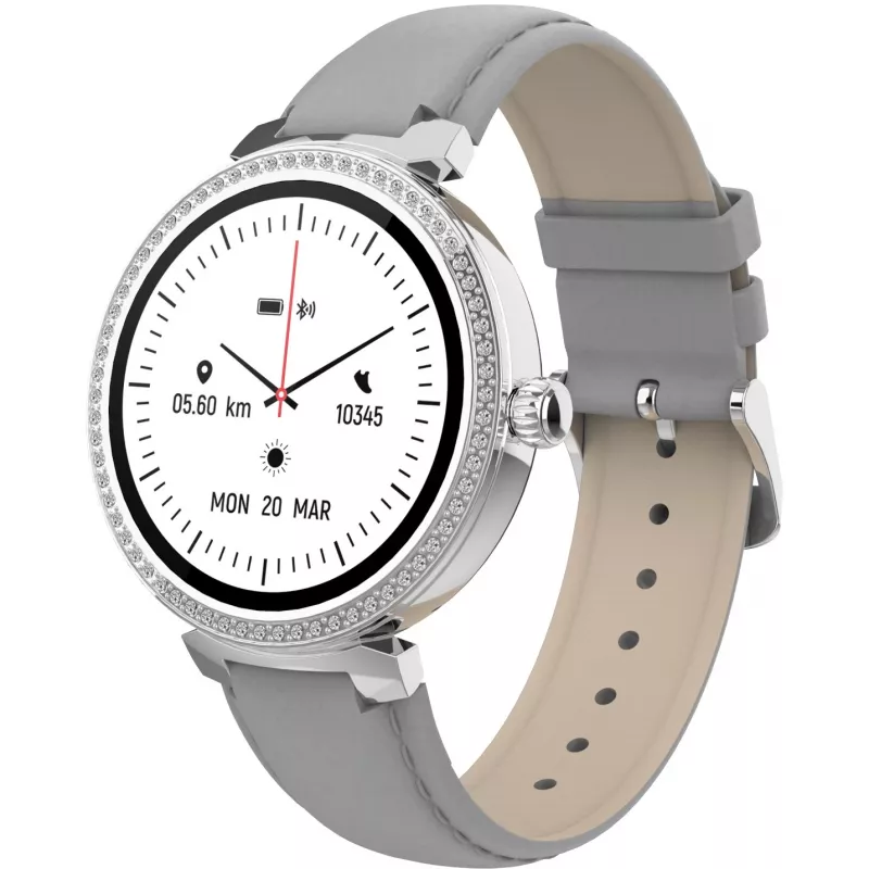 Smartwatch Denver SWC-342GR, IPS da 1,2 pollici, grigio