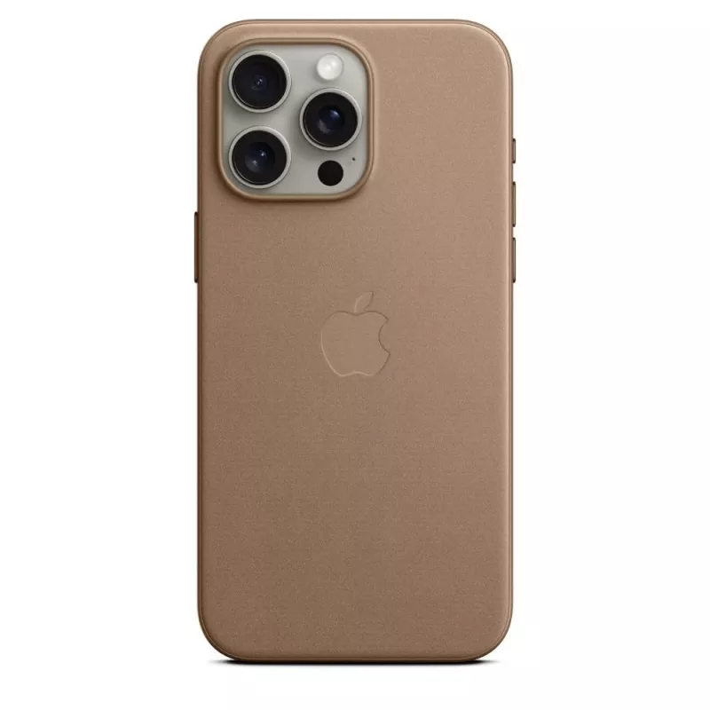 Custodia Apple iPhone 15 Pro Max FineWoven compatibile MagSafe – taupe