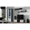 Mobile TV Cama SOHO 140 grigio/bianco lucido