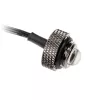 Tappo LED ARGB XSPC G1/4 5V 3 pin, nero/cromo