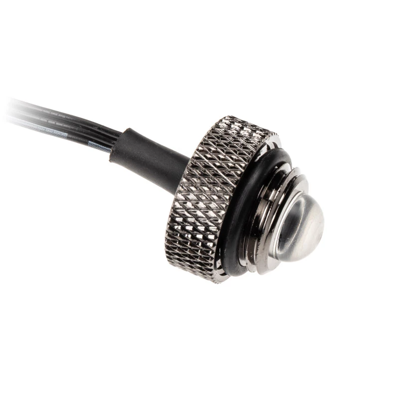 Tappo LED ARGB XSPC G1/4 5V 3 pin, nero/cromo