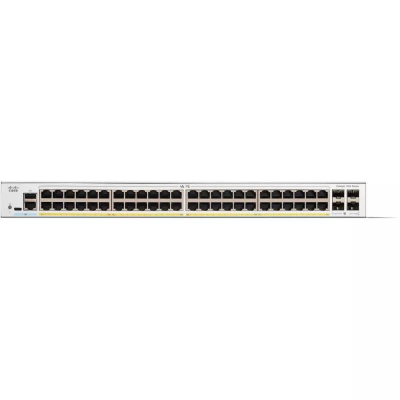 Switch managed Cisco Catalyst 1200-48P-4G 48 Port GE PoE 4x1GE SFP