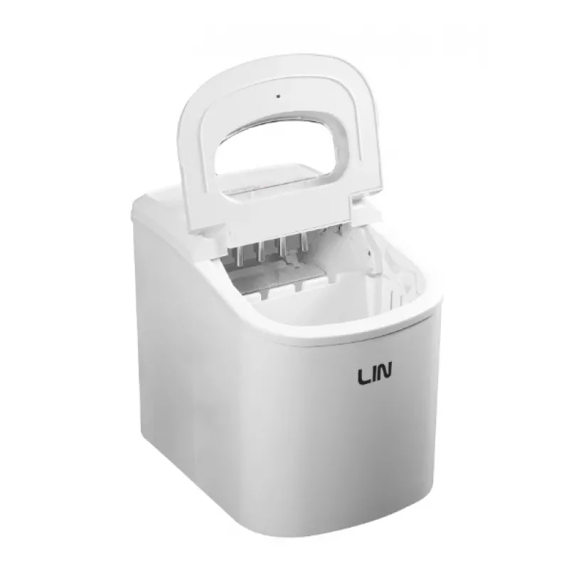 Macchina portatile per cubetti di ghiaccio LIN ICE PRO-W12 bianca