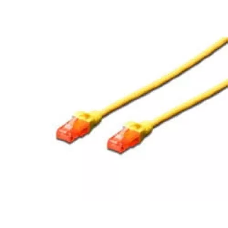 Cavo di rete Digitus CAT 6 U/UTP RJ-45 3m giallo
