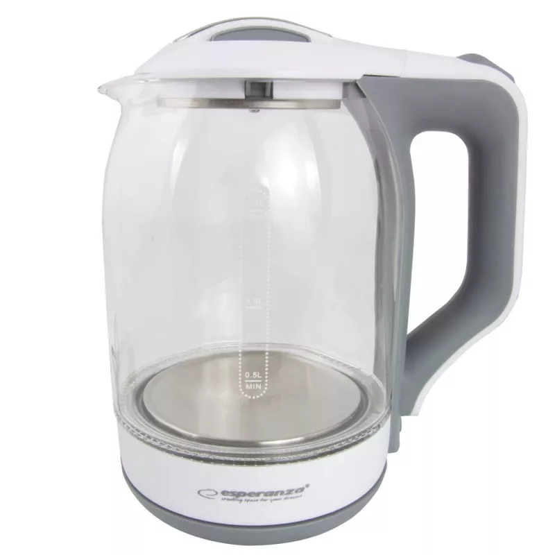 Bollitore elettrico Esperanza 1,7 L 1500 W bianco multicolore