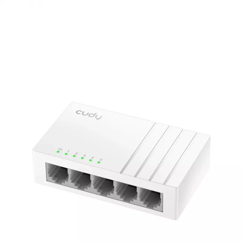 Switch di rete Cudy GS105U – unmanaged 5 porte Gigabit Ethernet (10/100/1000), bianco, 5 V