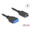 Cavo USB DeLOCK connettore maschio-femmina per USB Type-E Key A interno 25 cm