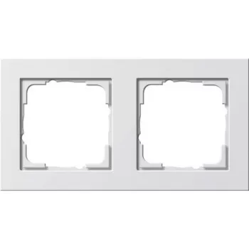 Gira E2 021222 cornice 2 posti, bianco