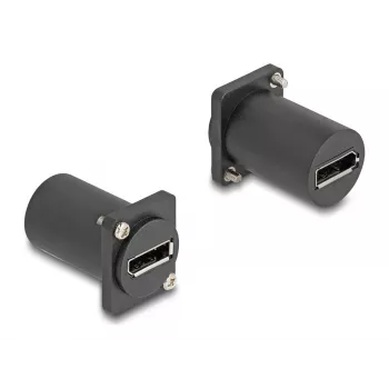 Modulo tipo D DeLOCK DisplayPort connettore femmina su connettore femmina 4K nero