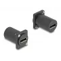 Modulo tipo D DeLOCK DisplayPort connettore femmina su connettore femmina 4K nero