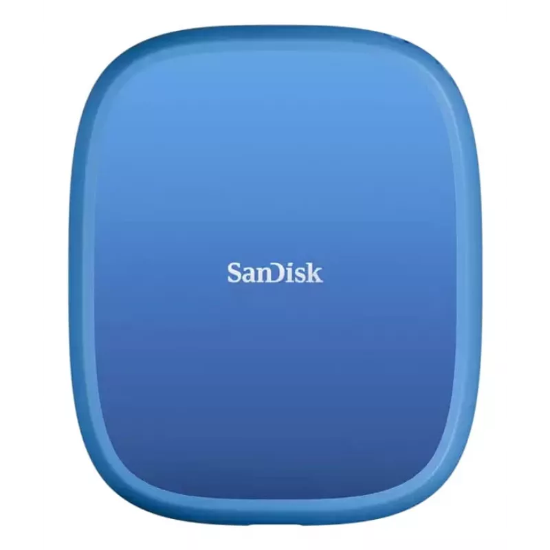 SanDisk Creator Phone disco rigido esterno compatibile MagSafe, SSD, 2TB, blu, SDSSDE62C-2T00-G25