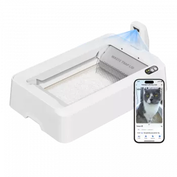 Lettiera autopulente per gatti PETKIT T7-EU, bianco