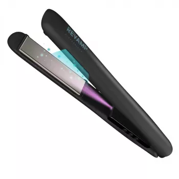 Piastra per capelli Revamp ST-1850BK-EU con funzione lucentezza agli ioni, nero