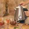 Cecotec Thermosense 620 Retro Steel bollitore elettrico 1,7 l 2200 W acciaio inox