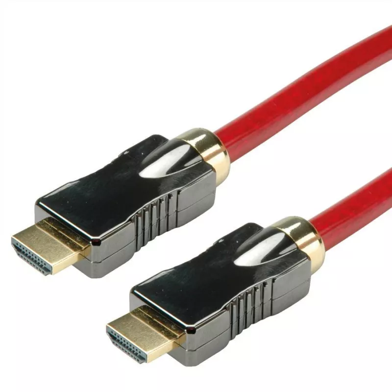 Roline - Cavo HDMI con Ethernet - HDMI maschio a HDMI maschio - 1 m - doppio isolamento