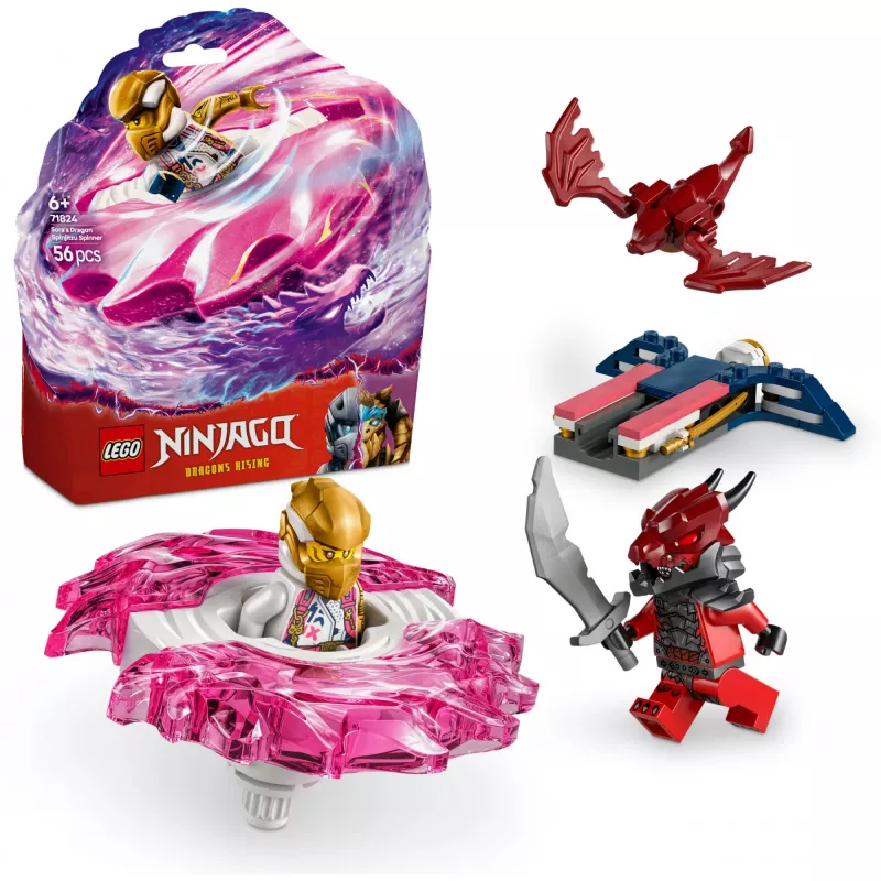 LEGO NINJAGO 71824 Spinner Spinjitzu del drago di Sora