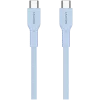 CANYON cavo OnWire 60CL C-C 60W COLOR intrecciato 1m azzurro