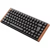 Keychron K2 HE (nero/legno, layout DE, Gateron Double-Rail Magnetic Nebula, telaio in alluminio)