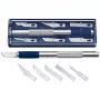 Set coltello per hobby WEDO 78 722 — coltello per hobby con 6 forme di lama diverse