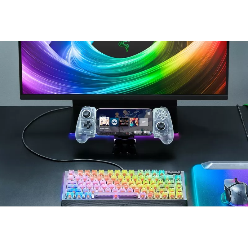 Razer Kishi V3 - Phantom White Ed. Gamepad USB analogico Android, iOS