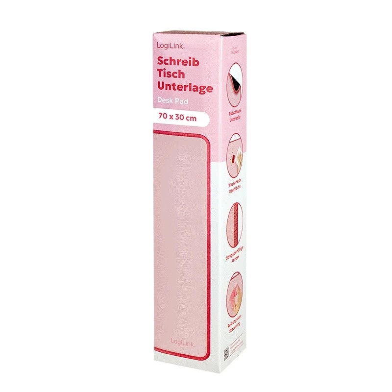 Tappetino da scrivania XXL per mouse e tastiera, rosa