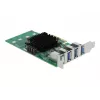 DeLOCK scheda PCI Express x4 a 4 x USB 3.0 esterno Quad Channel - formato Low Profile