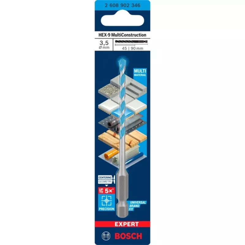 Punta per calcestruzzo Expert HEX-9 Multi Construction Ø 3,5 mm 1 pz. (2608902346)