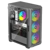 Case|XILENCE|ATX/micro ATX/Mini-ITX|nero|Midi Tower|PC|XG161