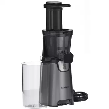 Severin ES 3571 estrattore di succo a bassa velocità, 150 W, nero/metallizzato