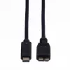 ROLINE - Cavo USB - Micro-USB 3.0 tipo B (M) su USB Type-C (M) - 1 m - nero (11.02.9006)