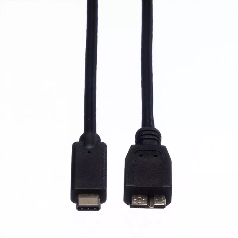 ROLINE - Cavo USB - Micro-USB 3.0 tipo B (M) su USB Type-C (M) - 1 m - nero (11.02.9006)