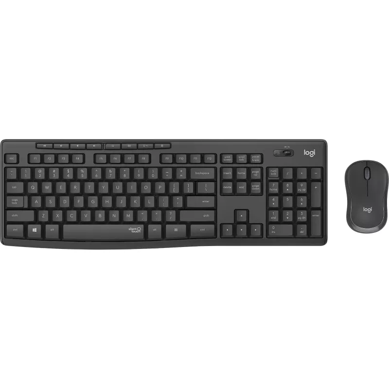 Set tastiera e mouse wireless Logitech MK295 Silent