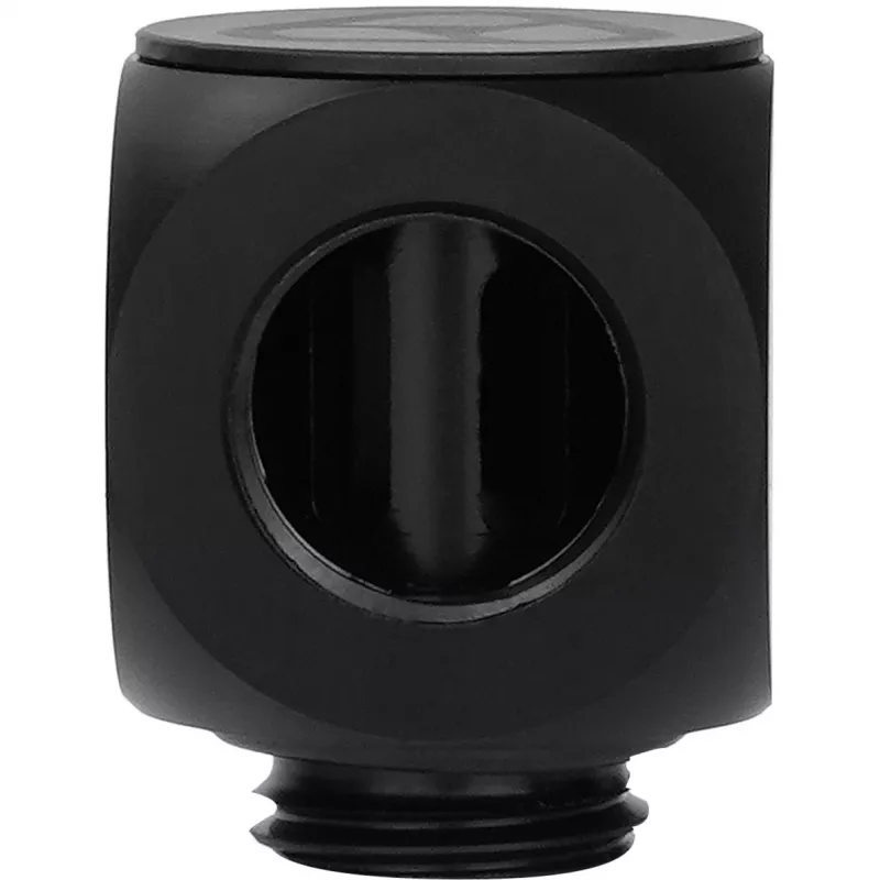 Thermal Grizzly DeltaMate Rotary 90° – raccordo per raffreddamento a liquido, nero, 1 pz. (TG-DM-FIT-0003)