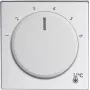 Busch-Jaeger 1794 R-83 Placca di copertura per supporto e connettore sensore alluminio - argento (2CKA001710A4200)