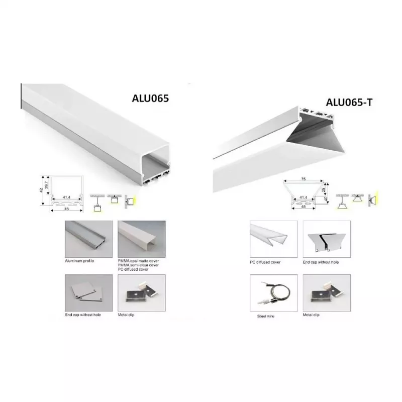 Profilo Synergy 21 ALU065-T (S21-LED-PR20183)