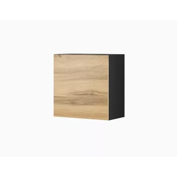 Armadio contenitore da parete Cama Meble VIGO 50×50×30 cm nero / rovere Wotan