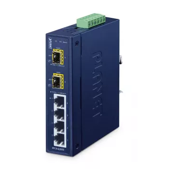 Switch unmanaged PLANET IFGS-620TF 4 porte Fast Ethernet 10/100