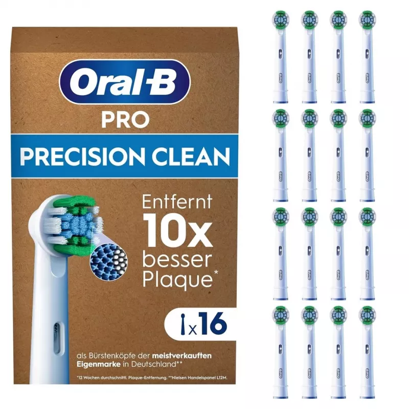 Oral B Precision Clean testine spazzolino 16 pezzi bianco