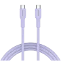 CANYON cavo OnWire 60CL C-C 60W COLOR intrecciato 1m viola