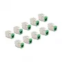 Modulo Keystone DeLOCK 88116 piatto verde RJ-45 10 pezzi