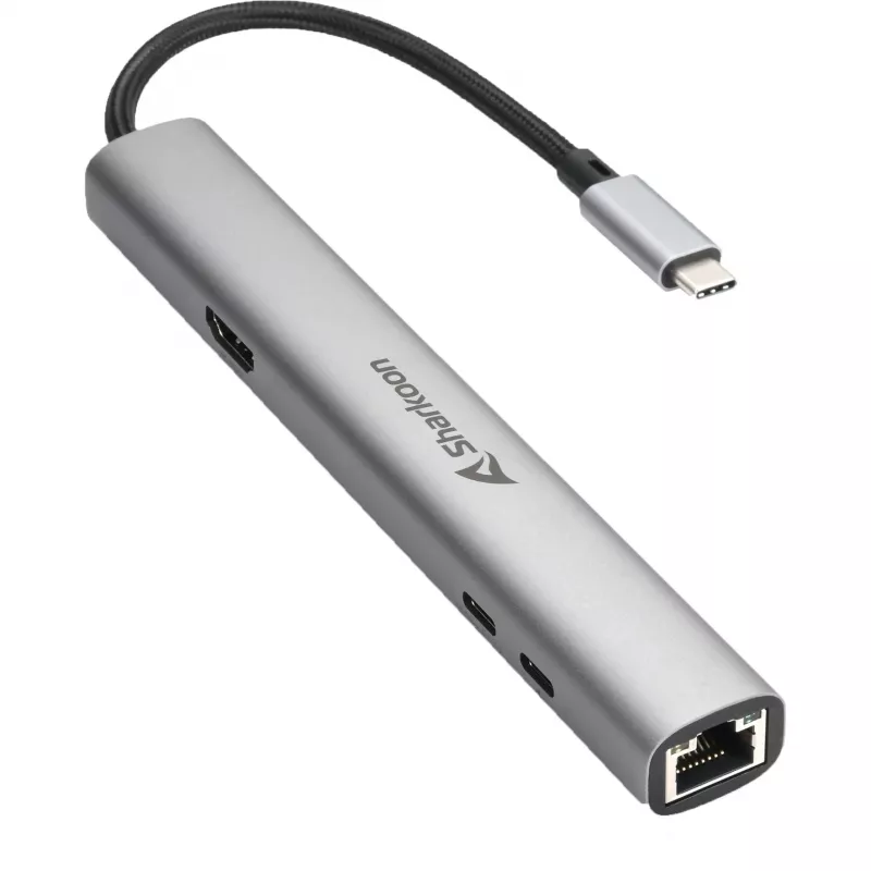 Sharkoon OfficePal adattatore combo USB-C