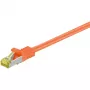 Cavo di rete Goobay RJ-45 CAT7 5 m arancione S/FTP