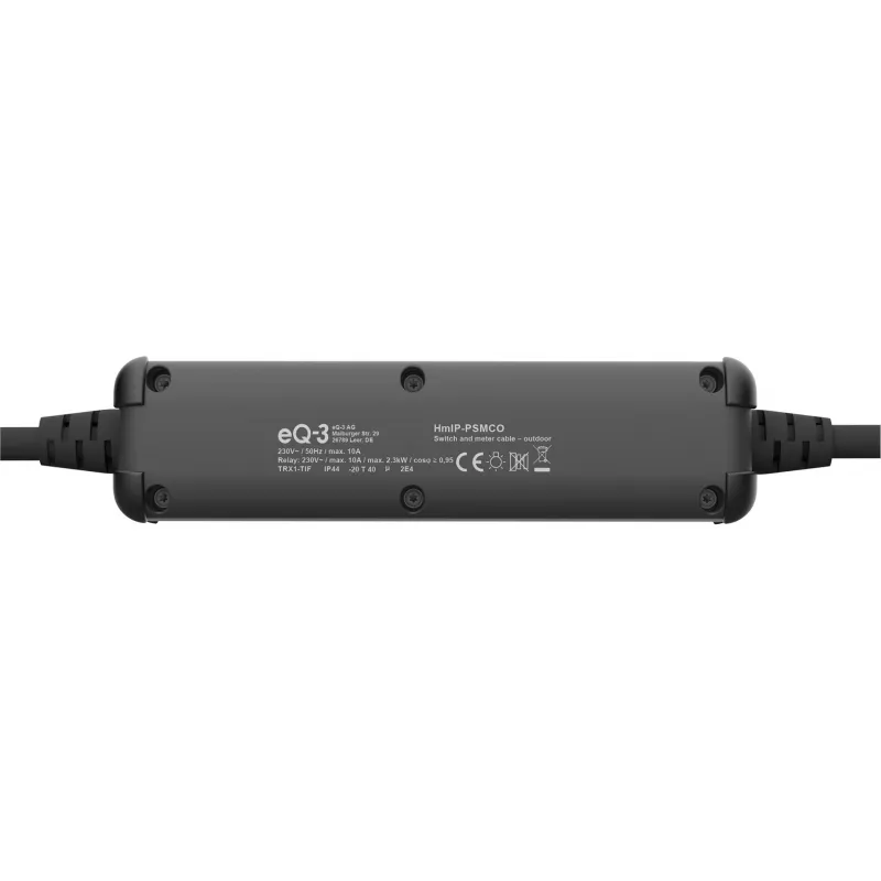 Homematic IP HmIP-PSMCO cavo di commutazione e misura per esterni, nero