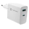 Caricabatterie per dispositivi mobili NATEC NUC-2144 universale bianco AC ricarica rapida per interni