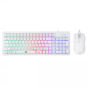 Combo tastiera e mouse Baracuda BGC-012 Orca White – set tastiera e mouse bianco