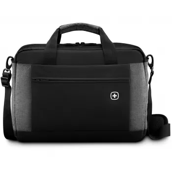 WENGER Underground borsa per notebook da 35,8 a 39,6 cm 14,1 a 15,6 pollici top loader tablet laptop nero